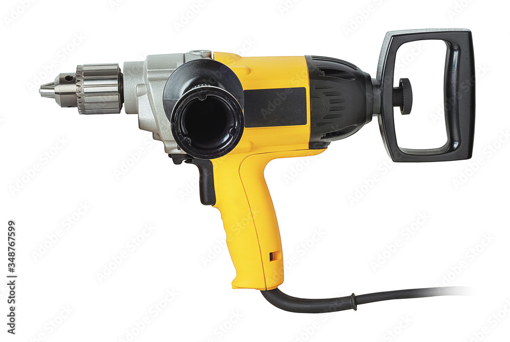 Professional electric drill mixer.