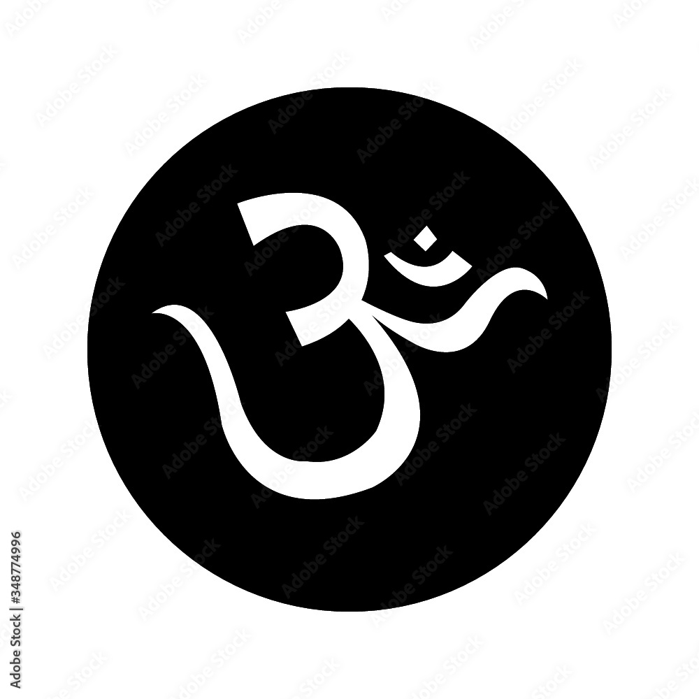 Om Symbol - Aum, spiritual symbol in Indian Om Symbol - Aum, spiritual symbol in Indian