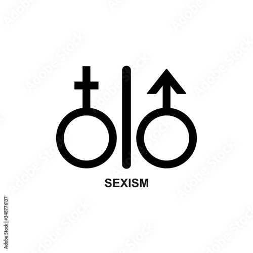 SEXISM ICON , DISCRIMINATION GENDER ICON
