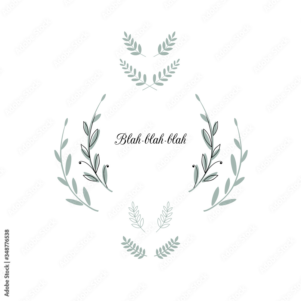 Nice set of hand drawn laurels and wreaths. Nice set of hand drawn laurels and wreaths.