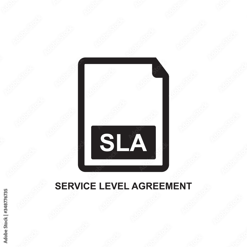 SERVICE LEVEL AGREEMENT ICON , DRAWING ICON SERVICE LEVEL AGREEMENT ICON , DRAWING ICON