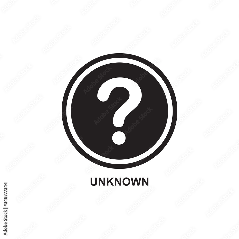 UNKNOWN ICON, PRIVACY ICON VECTOR UNKNOWN ICON, PRIVACY ICON VECTOR