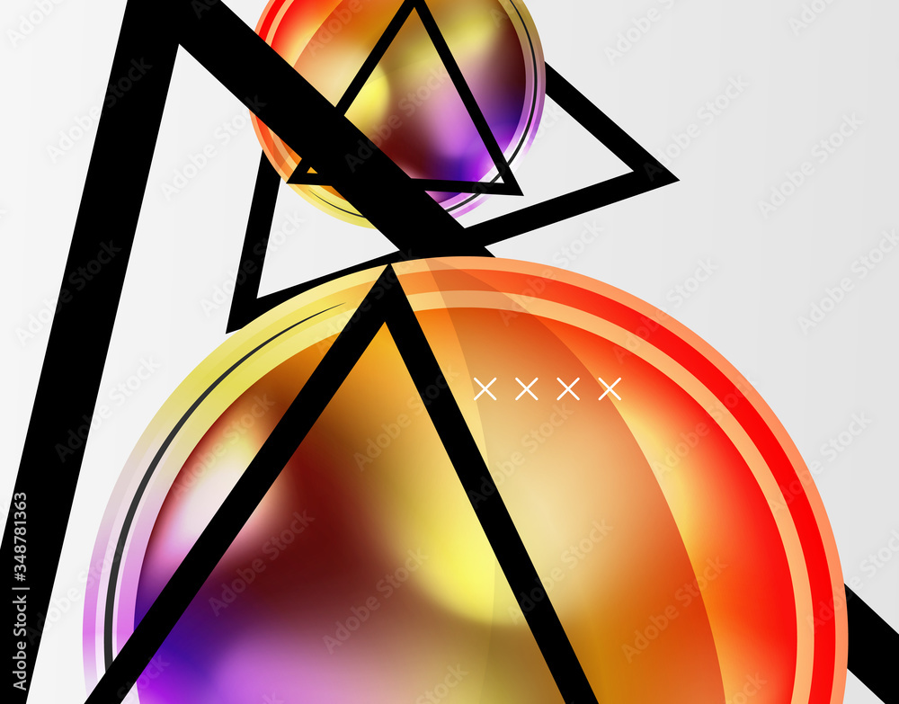 Abstract background - glossy glass bubbles, abstract sphere shapes. Vector Illustration For Wallpaper, Banner, Background, Card, Book Illustration, landing page Abstract background - glossy glass bubbles, abstract sphere shapes. Vector Illustration For Wallpaper, Banner, Background, Card, Book Illustration, landing page