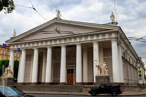 The Manege is a former riding hall for the Imperial Horse Guards fronting in Saint Petersburg, Russia. Built in 1804-07 photo