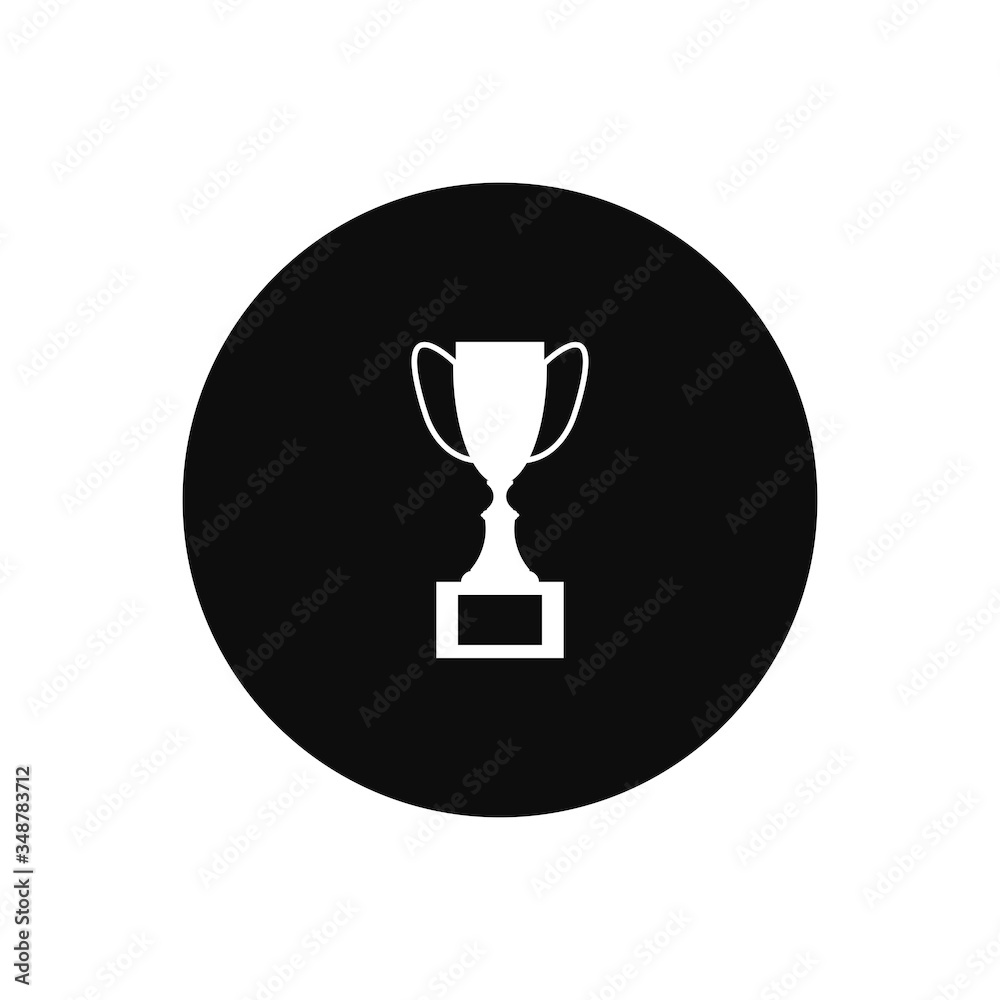 Trophy cup vector icon Trophy cup vector icon