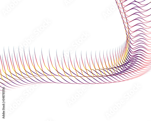 Abstract background blend wave line design for Wallpaper, Banner, Background, Card, Book Illustration, landing page