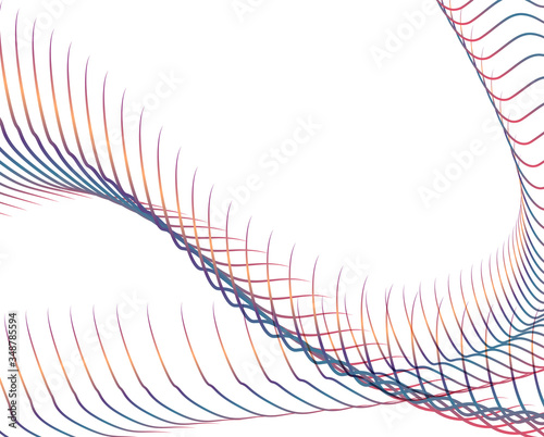 Abstract background blend wave line design for Wallpaper, Banner, Background, Card, Book Illustration, landing page