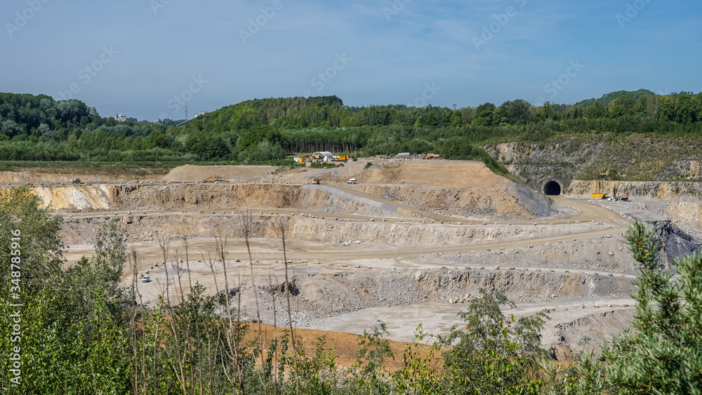 Kalkwerk, Kalksteinbruch Abbau Kalkwerk, Kalksteinbruch Abbau