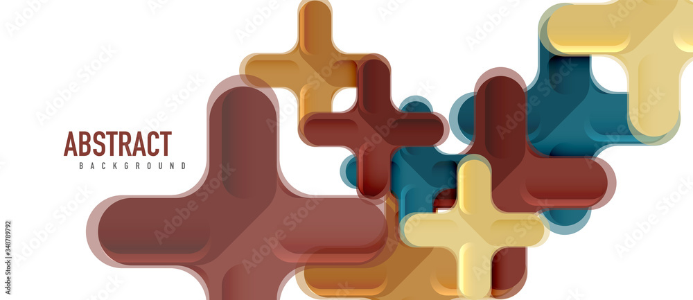 Glossy multicolored plastic style cross composition, x shape design, techno geometric modern abstract background. Trendy abstract layout template Glossy multicolored plastic style cross composition, x shape design, techno geometric modern abstract background. Trendy abstract layout template