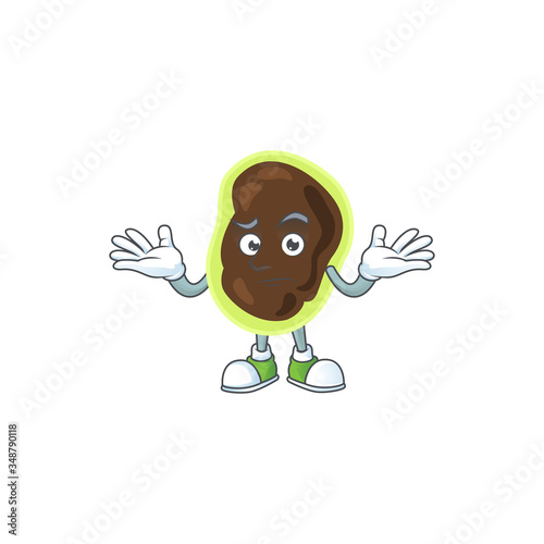 A cartoon image of firmicutes in smirking face