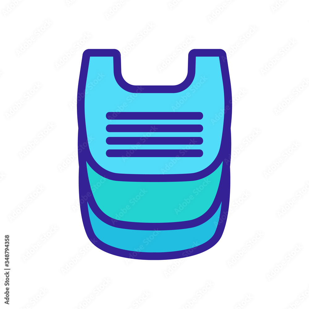 corner hole punch icon vector. corner hole punch sign. color symbol illustration corner hole punch icon vector. corner hole punch sign. color symbol illustration