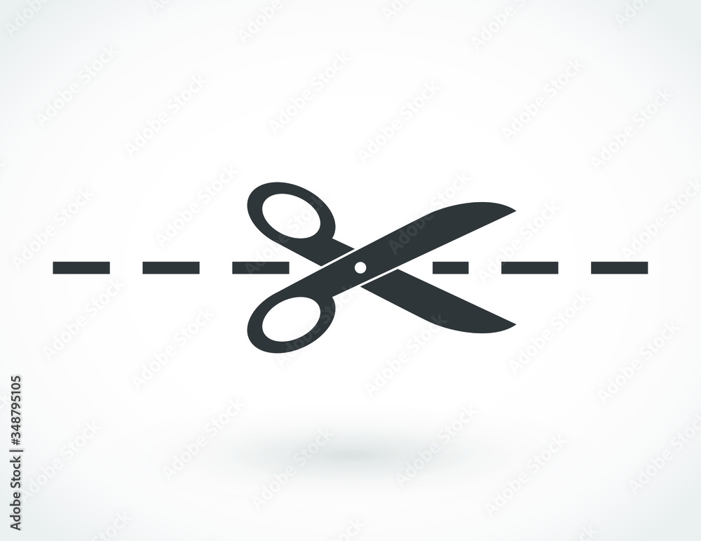 scissor cut scheme symbol design scissor cut scheme symbol design