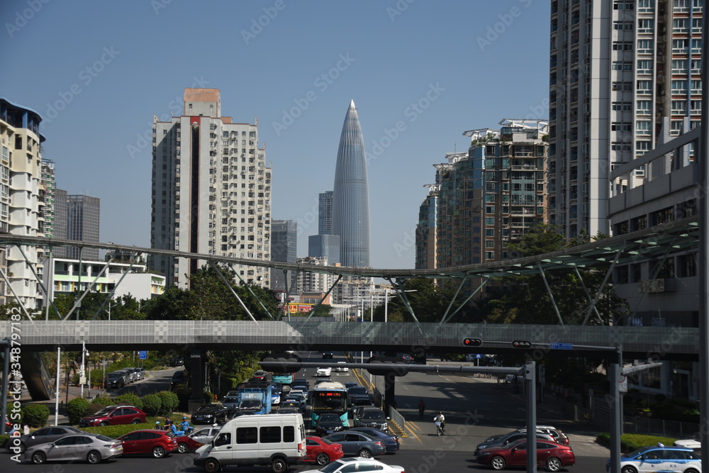 Fototapeta premium Shenzhen Streets and Buildings