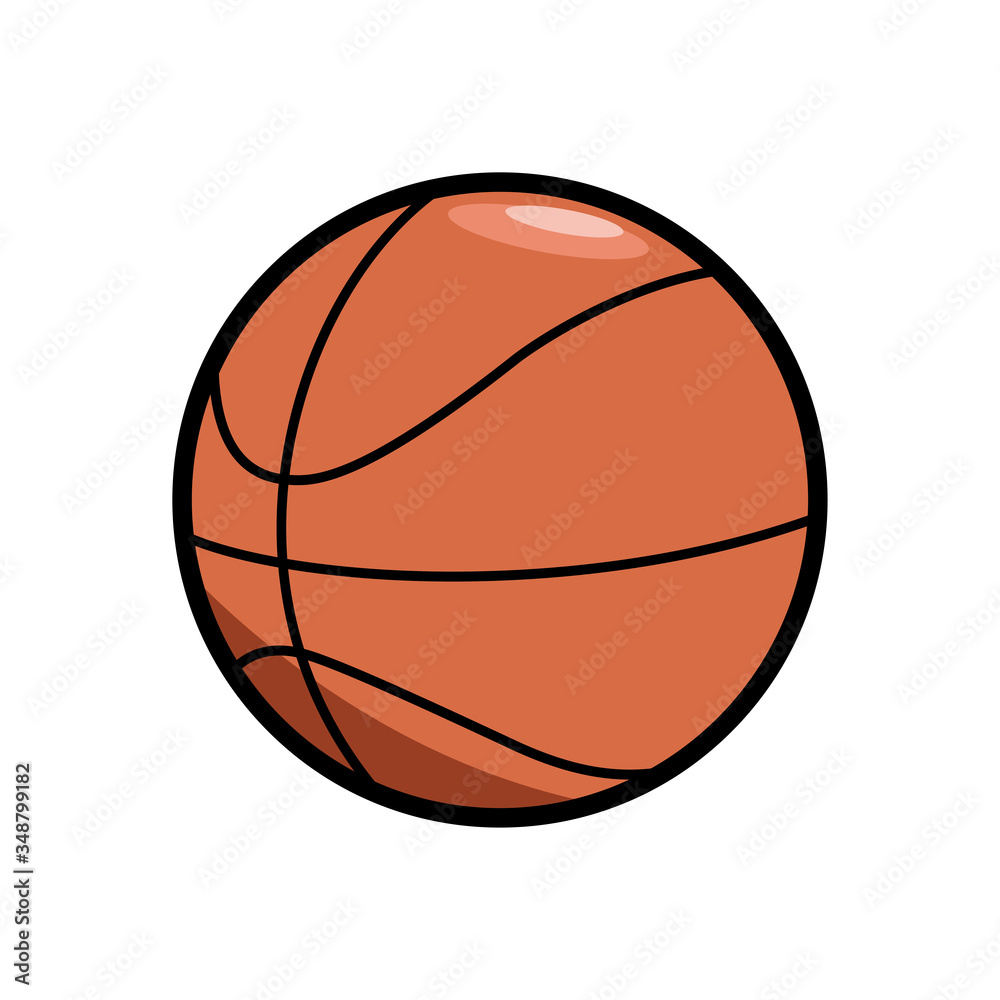 Fototapeta premium basket ball icon vector design template