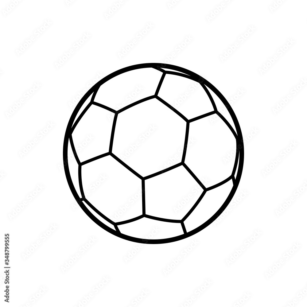 soccer ball - foot ball icon vector design template soccer ball - foot ball icon vector design template