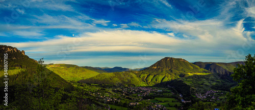 Cévennes, paysage, au-dessus d'Ispagnac © YAD177