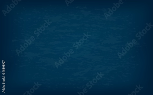 Design wiped a dirty board. Realistic blank blue chalkboard. Background for school or restaurant menu design. Old texture, can use as background. Black board. Vector illustration