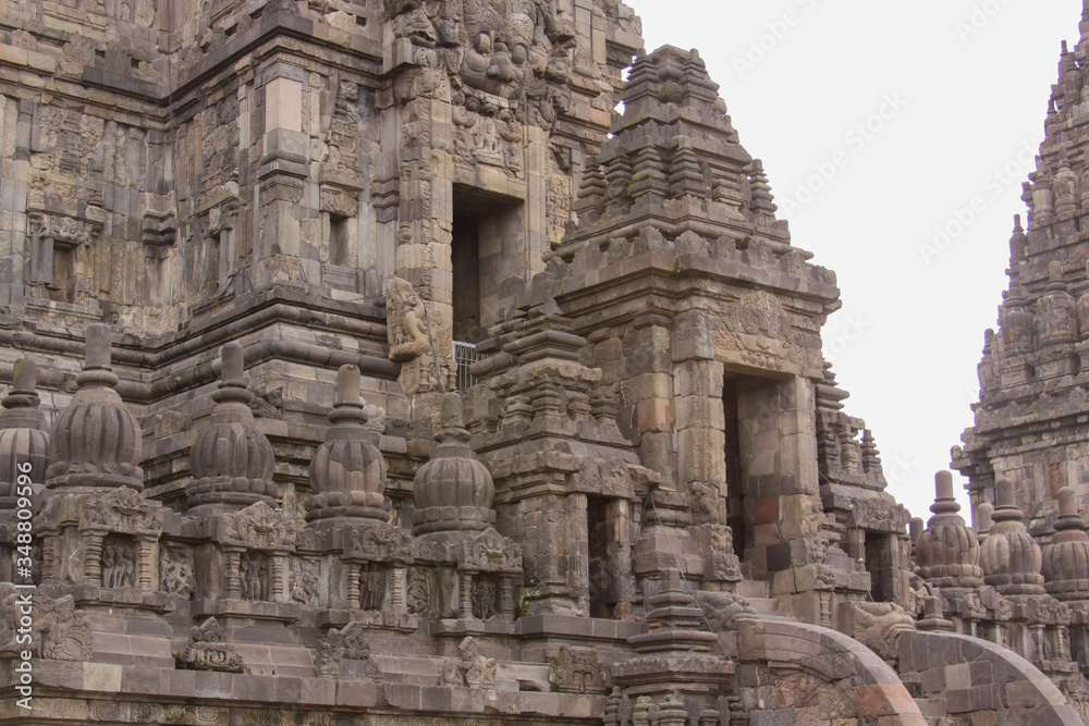 Entrance into tower at Prambanan hindu temple