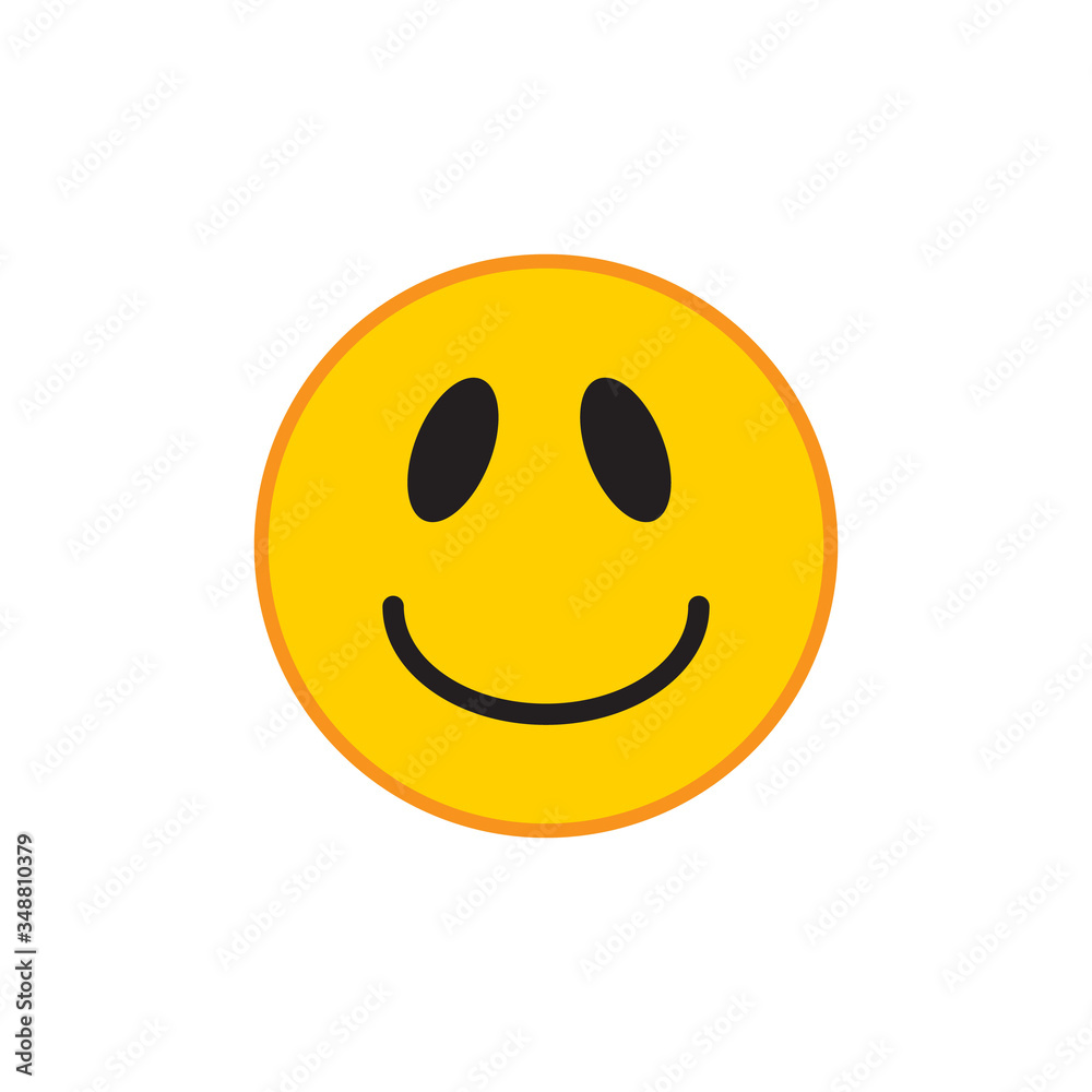 Smile icon design isolated on white background