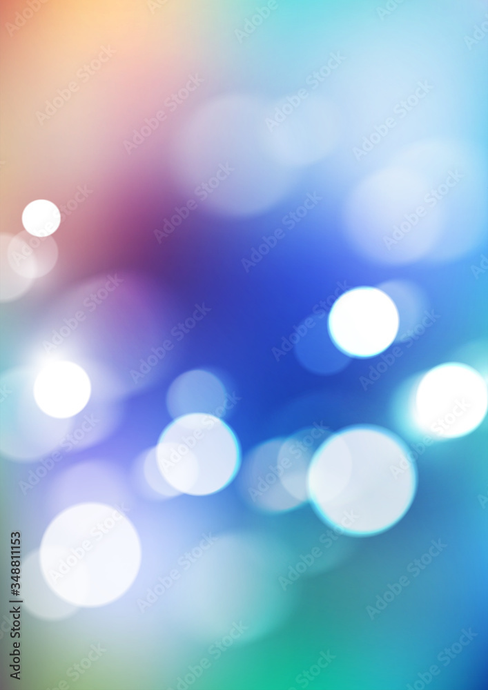 Abstract bokeh lights on blurred colors background Abstract bokeh lights on blurred colors background