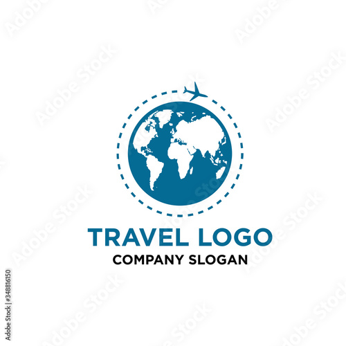 travel - vacation logo vector design template