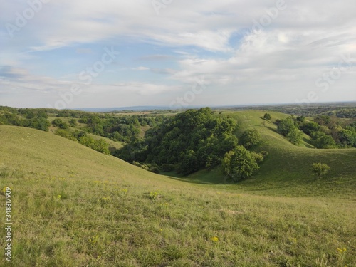 Zagajicka brda Deliblato green desert Serbia landscape