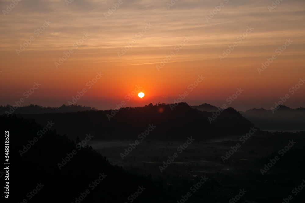 Sunrise in kintamani Bali