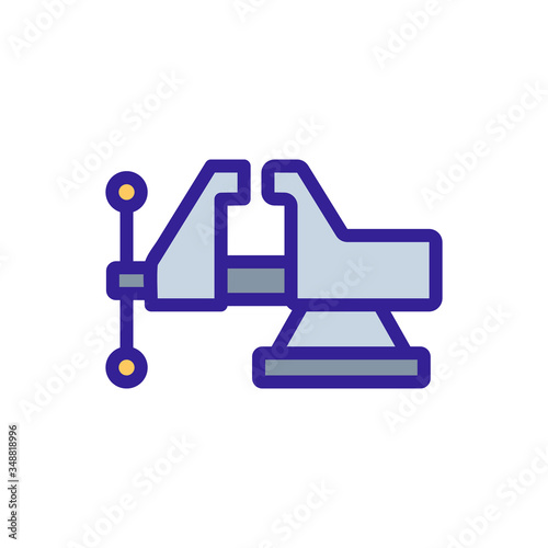 woodworking machine icon vector. woodworking machine sign. color symbol illustration