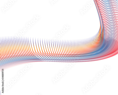 Abstract background blend wave line design for Wallpaper, Banner, Background, Card, Book Illustration, landing page