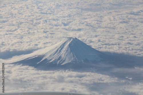 Mount Fuji from the sky