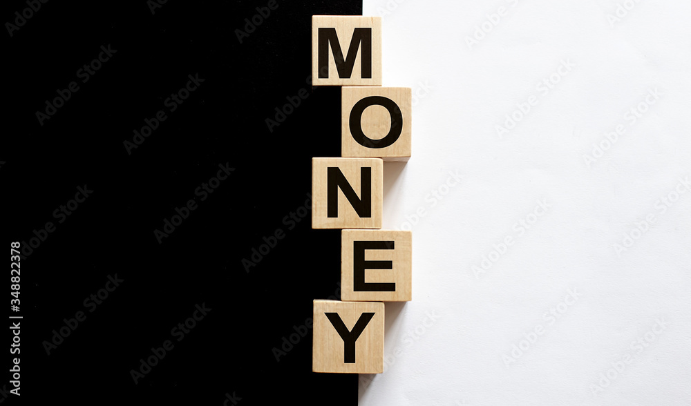 My Work - business concept text on wood block Money My Work - business concept text on wood block Money