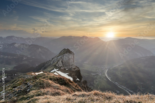 Stunning View from the top of Kanisfluh in Austria