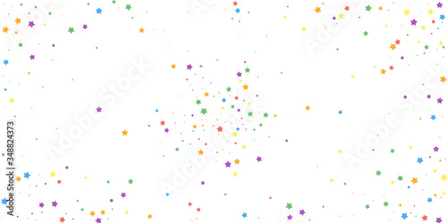 Festive confetti. Celebration stars. Joyous stars 