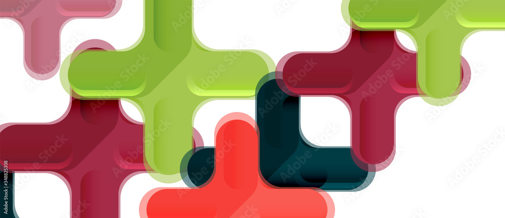 Glossy multicolored plastic style cross composition, x shape design, techno geometric modern abstract background. Trendy abstract layout template Glossy multicolored plastic style cross composition, x shape design, techno geometric modern abstract background. Trendy abstract layout template