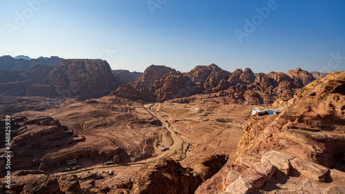panorama a Petra, Giordania