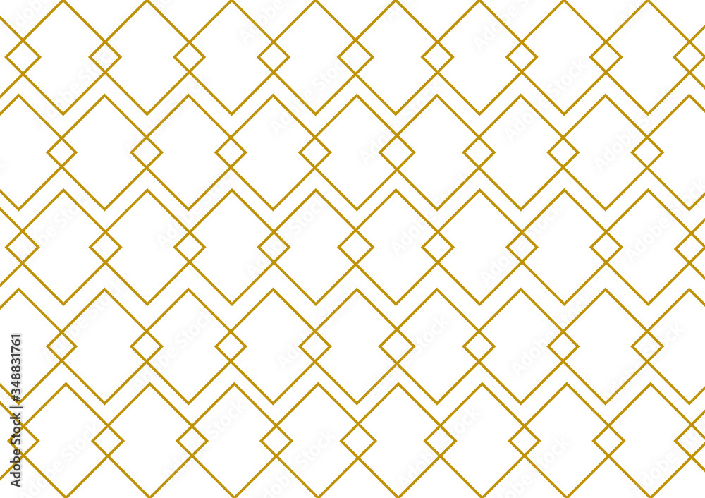 Fototapeta premium square gold pattern with a simple concept