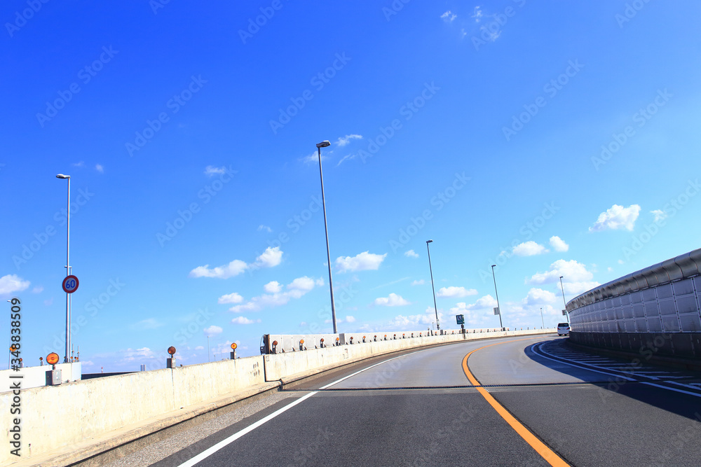 Fototapeta premium Curve of metropolitan expressway