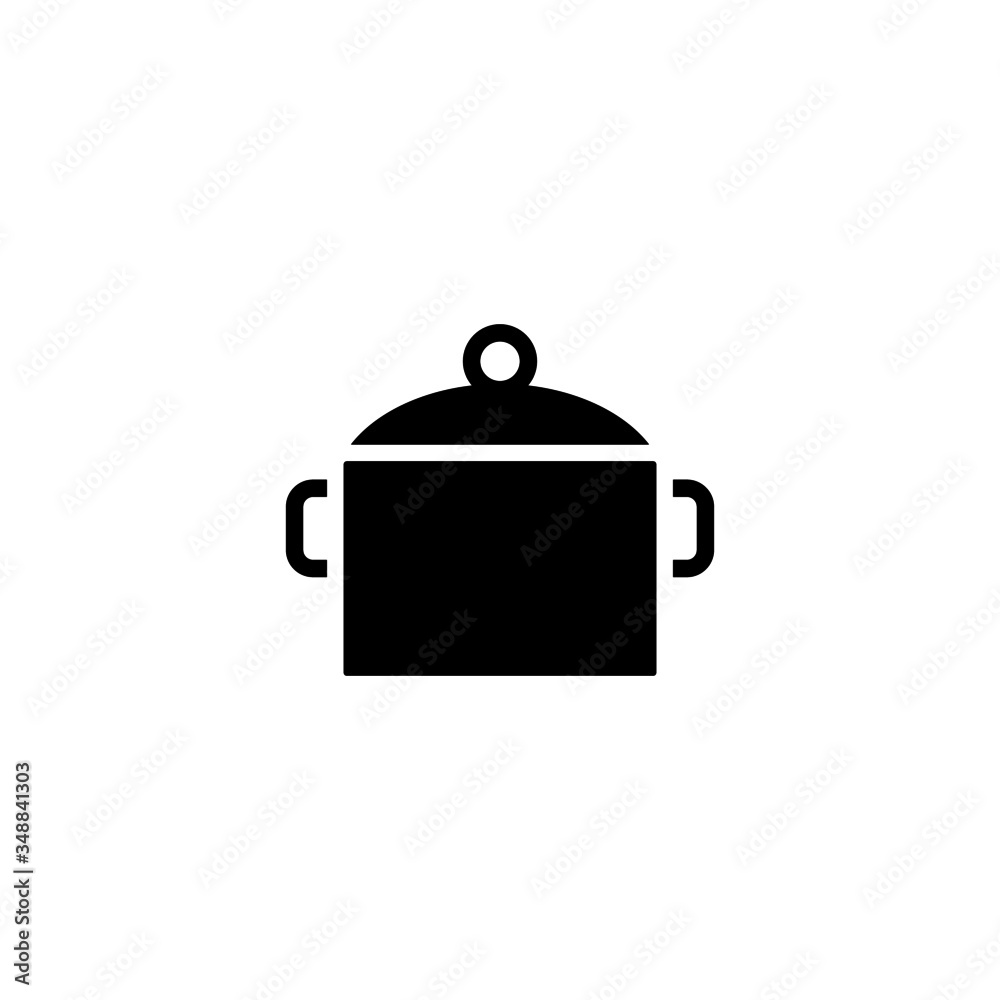Kitchen pack vector icon in black solid flat design icon isolated on white background Kitchen pack vector icon in black solid flat design icon isolated on white background