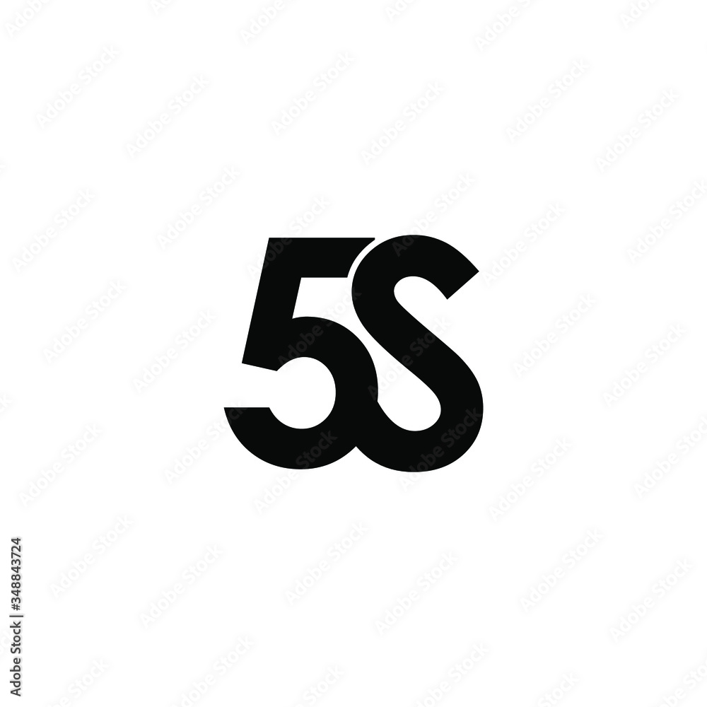 5s letter original monogram logo design Stock Vector | Adobe Stock