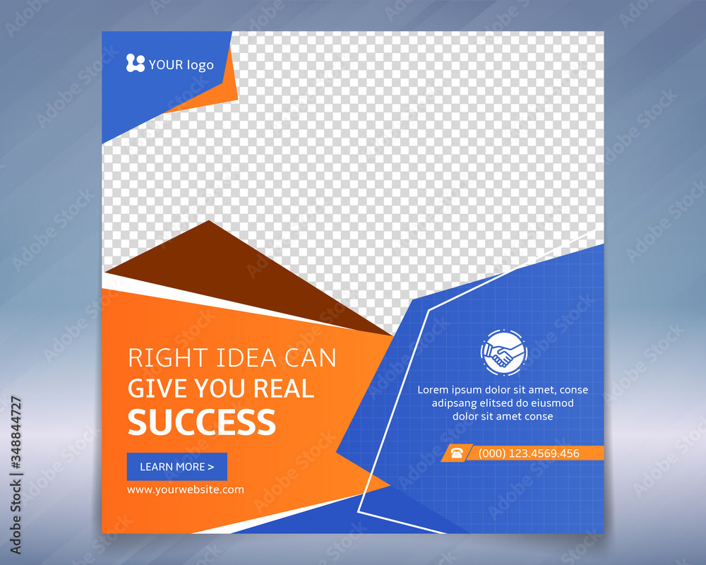 Modern business corporate social media square banner design template Modern business corporate social media square banner design template