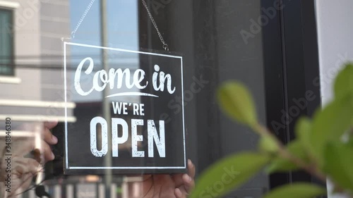 Text on vintage black sign 