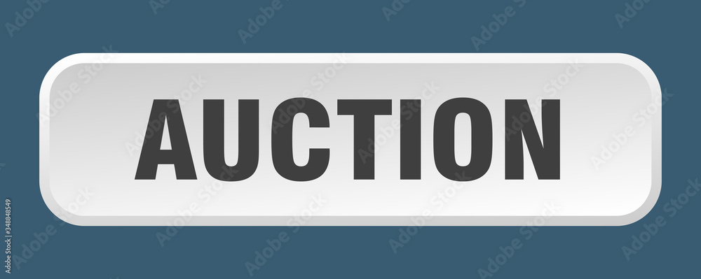 auction button. auction square 3d push button auction button. auction square 3d push button