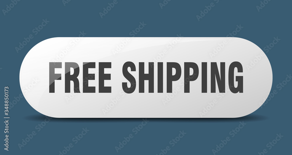 free shipping button. free shipping sign. key. push button.