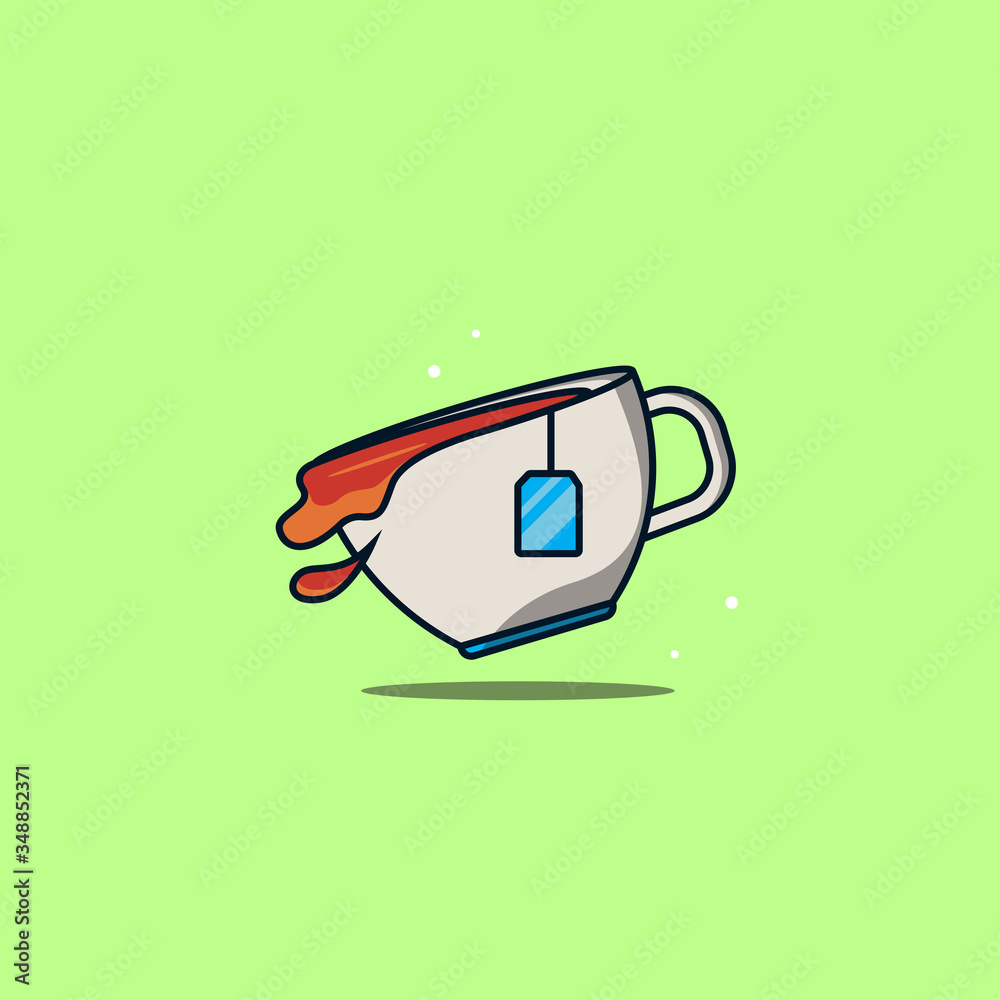 A cup of tea vector illustration A cup of tea vector illustration