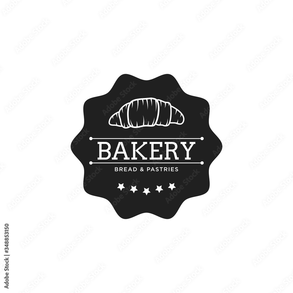 Creative Bakery Concept Logo Design Template, Badges
