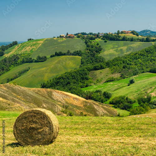 Rural landscape at Rivalta di Lesignano Bagni, Emilia-Romagna photo