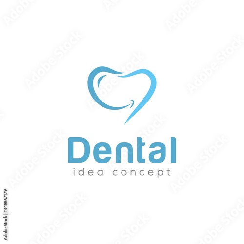 Dental Concept Logo Design Template