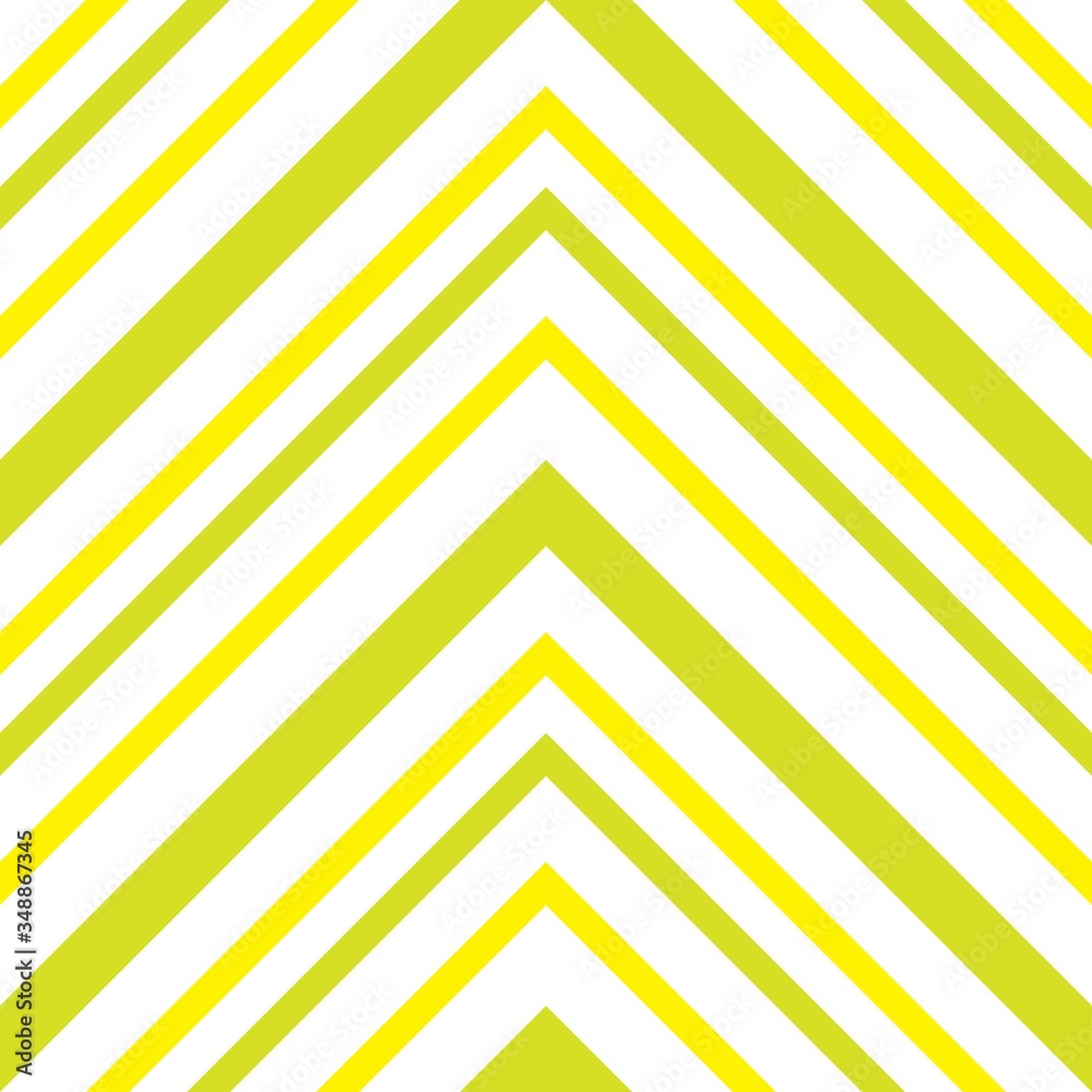 Fototapeta Yellow Chevron Diagonal Stripes seamless pattern background