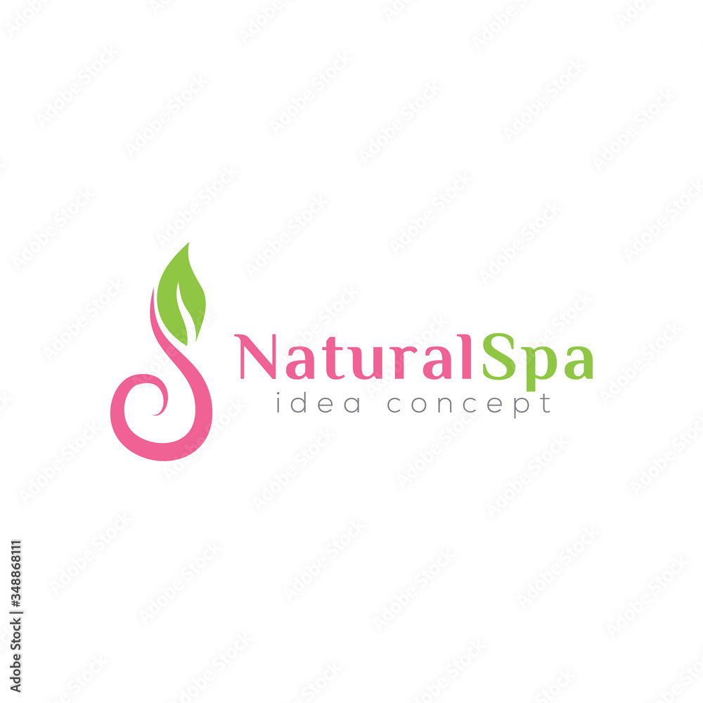 Spa Beauty Concept Logo Design Template Spa Beauty Concept Logo Design Template