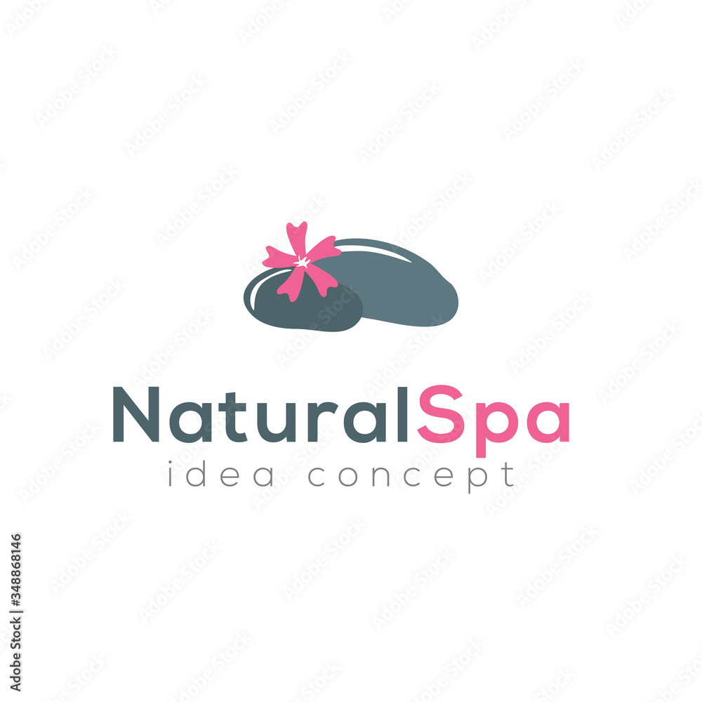 Obraz premium Spa Beauty Concept Logo Design Template